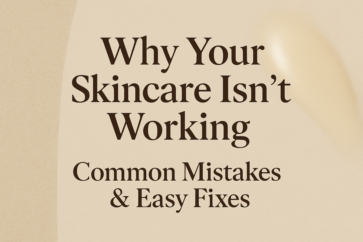 Why Your Skincare Isn’t Working – Common Mistakes & Easy Fixes