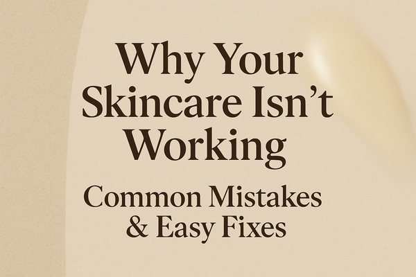 Why Your Skincare Isn’t Working – Common Mistakes & Easy Fixes